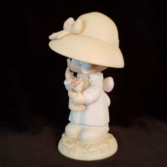 Vintage Precious Moments Porcelain Figurine 1987 "Happy Birthday Poppy" #106836 - Picture 2 of 7